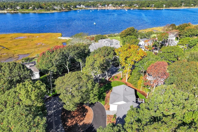 131 Portside Cir E, Falmouth, MA 02536 - drone / aerial view of a nearby body of water