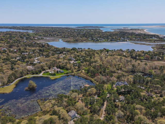 116 Happy Valley Rd, Chatham, MA 02633 - view of property location featuring a large body of water and a heavily wooded area
