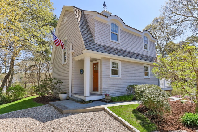 116 Happy Valley Rd, Chatham, MA 02633 - view of front of home featuring a gambrel roof