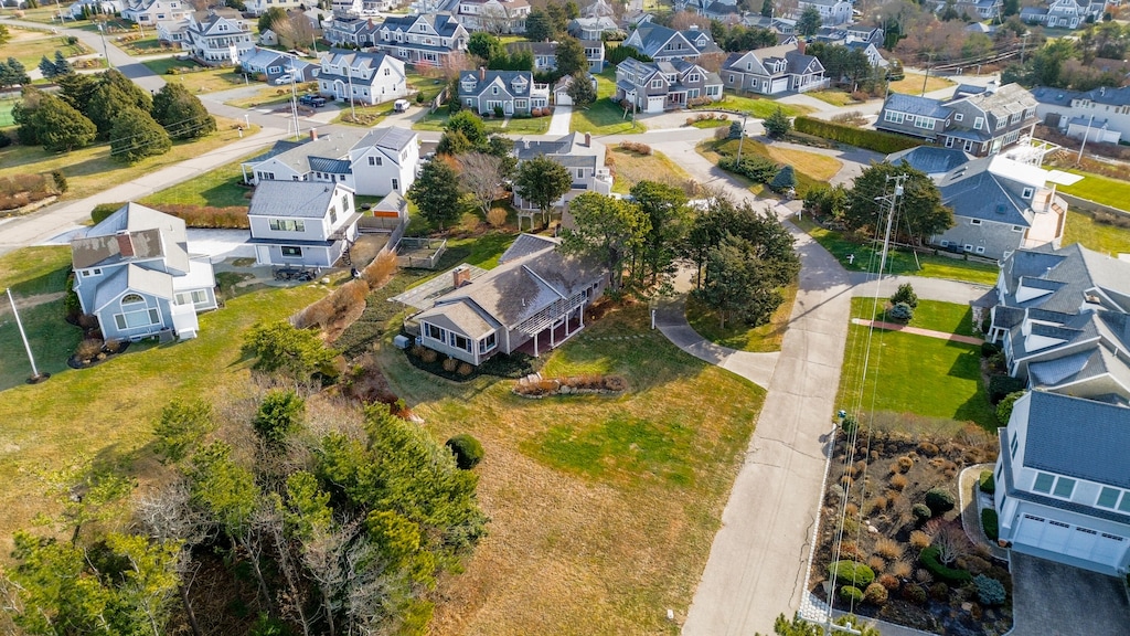 38 Sunset Point Rd, North Falmouth, MA 02556 - birds eye view of property with a residential view