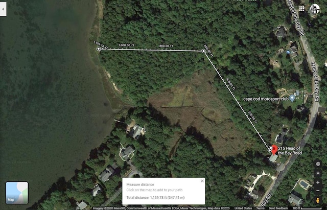 215 Head Of The Bay Rd, Buzzards Bay, MA 02532 - aerial overview of property's location