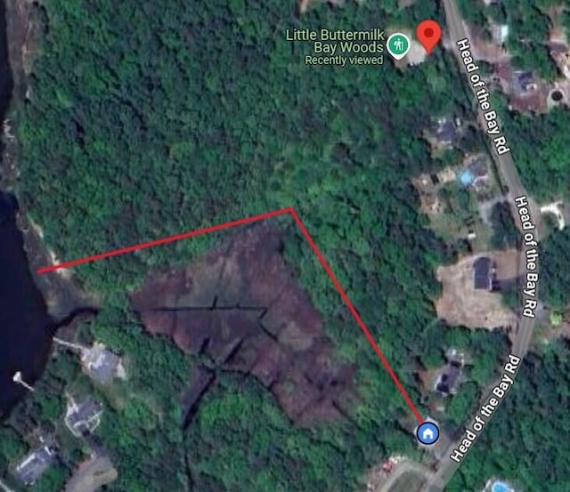 215 Head Of The Bay Rd, Buzzards Bay, MA 02532 - map of property location featuring property parcel outlined