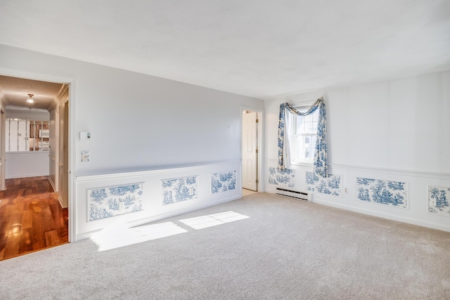 33 Highview Dr, Sandwich, MA 02563 - carpeted empty room featuring a baseboard heating unit