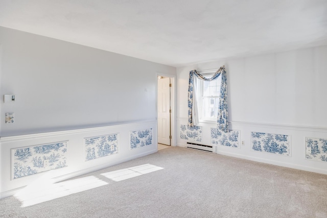 33 Highview Dr, Sandwich, MA 02563 - carpeted spare room featuring a baseboard radiator