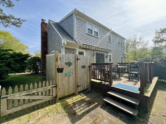 view of rear view of house