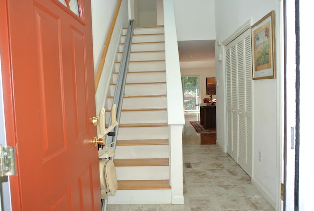 view of entrance foyer