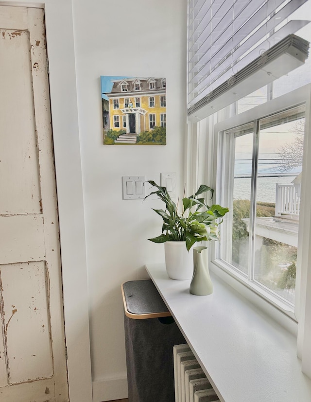 476 Commercial St Unit 4, Provincetown, MA 02657 - detailed view of radiator and baseboards