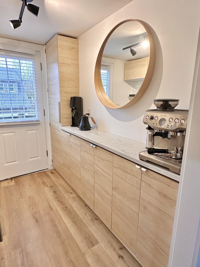 476 Commercial St Unit 4, Provincetown, MA 02657 - bathroom with wood finished floors and a ceiling fan