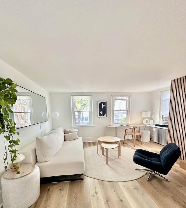 476 Commercial St Unit 4, Provincetown, MA 02657 - living area featuring wood finished floors