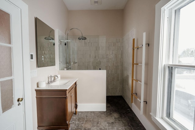 115 Rte 28, West Harwich, MA 02671 - full bathroom featuring vanity and a walk in shower