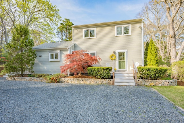 view of front of home