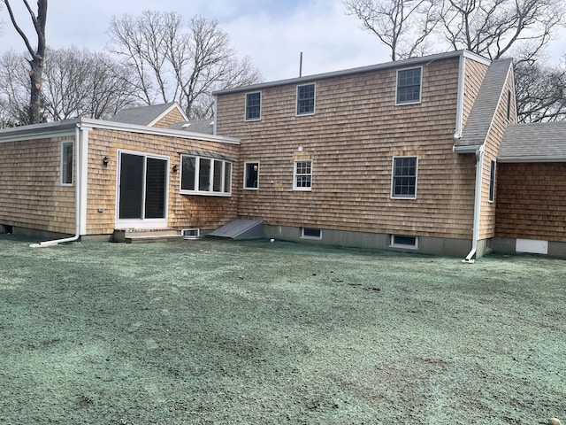 23 Town Hall Ave, South Yarmouth, MA 02664 - back of house featuring a shingled roof