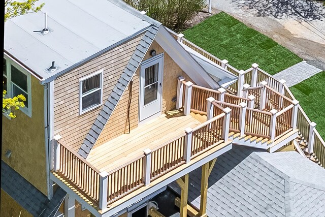 36 Pearl St Unit 3, Provincetown, MA 02657 - view of wooden deck