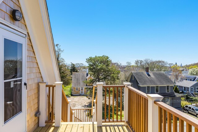 36 Pearl St Unit 3, Provincetown, MA 02657 - balcony featuring a residential view