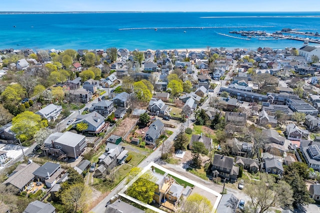 36 Pearl St Unit 3, Provincetown, MA 02657 - aerial view of property's location with a nearby body of water and nearby suburban area