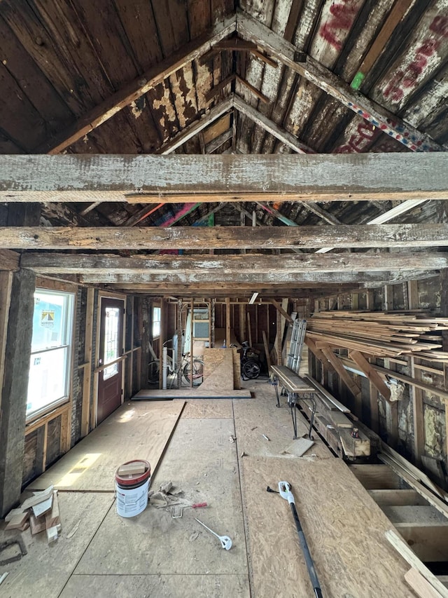 26 Center St, South Dennis, MA 02660 - miscellaneous room with vaulted ceiling