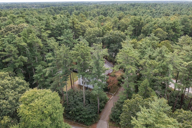 28 Brook St, Plympton, MA 02367 - aerial view of property and surrounding area with a forest