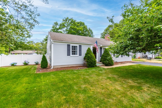 15 Mirror Brook Rd, West Yarmouth, MA 02673 - view of front of property featuring a chimney
