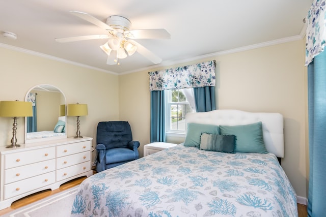 15 Mirror Brook Rd, West Yarmouth, MA 02673 - bedroom with ornamental molding and a ceiling fan