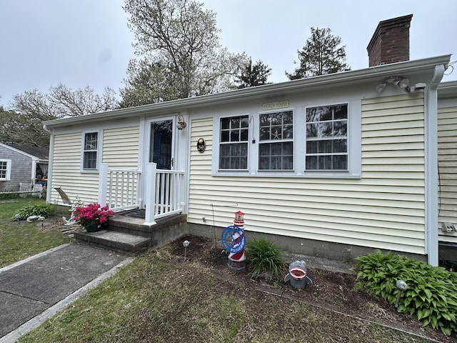39 Naushon Rd, Dennis Port, MA 02639 - view of front of property with a chimney
