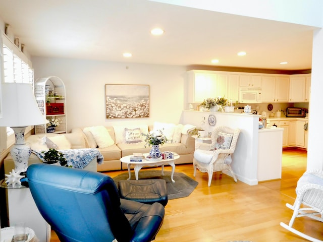 3 Executive Dr, Mashpee, MA 02649 - living room with light wood-style flooring and recessed lighting
