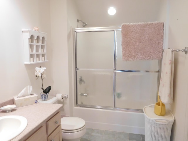 3 Executive Dr, Mashpee, MA 02649 - bathroom with vanity, combined bath / shower with glass door, and tile patterned floors