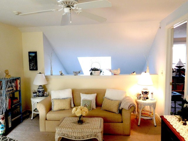 3 Executive Dr, Mashpee, MA 02649 - carpeted living room with ceiling fan