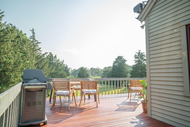 625 Bridge Rd, Eastham, MA 02642 - wooden deck featuring grilling area