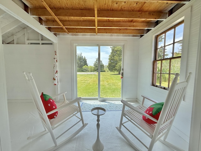 625 Bridge Rd, Eastham, MA 02642 - sunroom / solarium with plenty of natural light and beamed ceiling