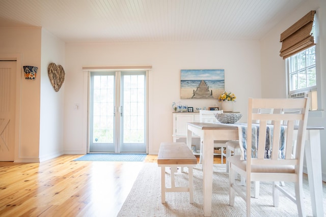 625 Bridge Rd, Eastham, MA 02642 - dining area featuring wood finished floors and healthy amount of natural light