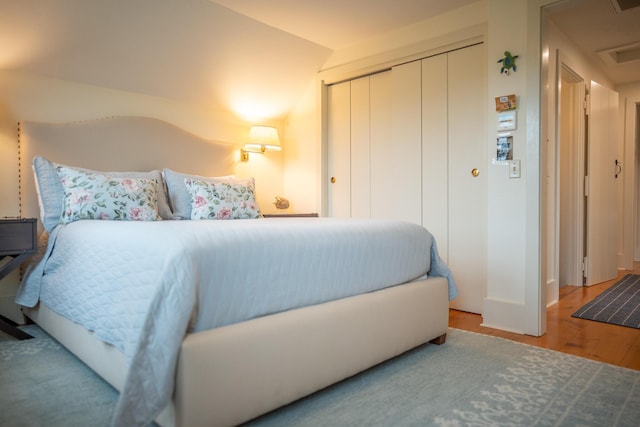 625 Bridge Rd, Eastham, MA 02642 - bedroom with wood finished floors and a closet