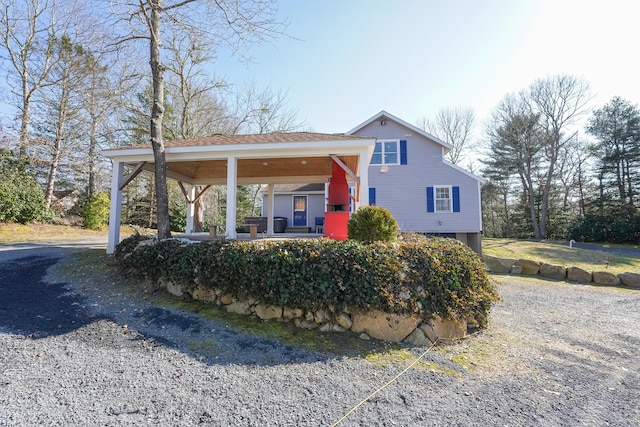 240 Oak St, Centerville, MA 02632 - view of front of house with driveway