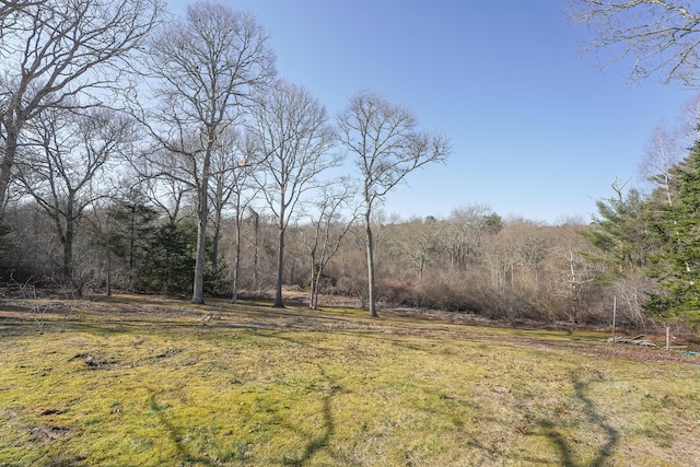 240 Oak St, Centerville, MA 02632 - view of yard with a wooded view