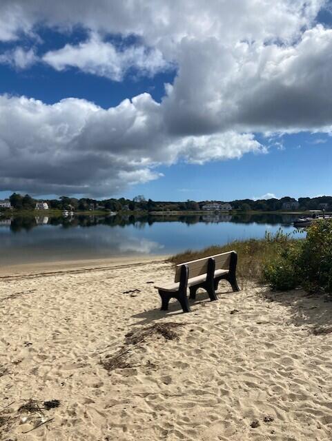 view of property's community featuring a water view