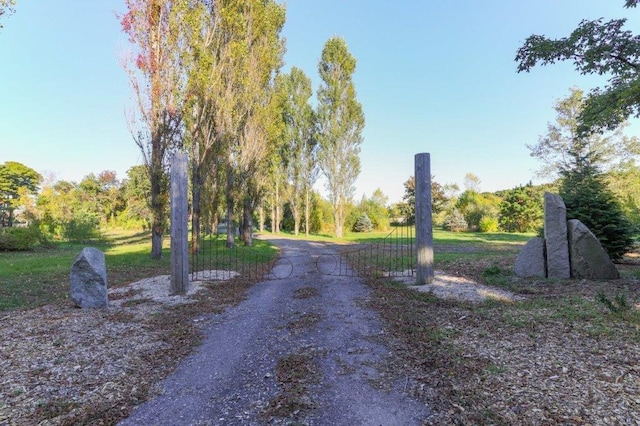 view of road