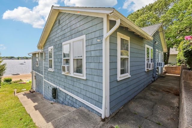 57 Oak St, Wareham, MA 02571 - view of home's exterior with a water view