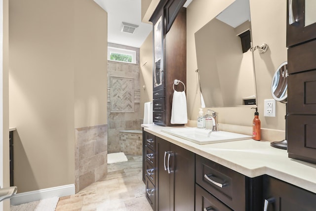 5 Lancaster Ln, Bourne, MA 02532 - bathroom featuring vanity and walk in shower