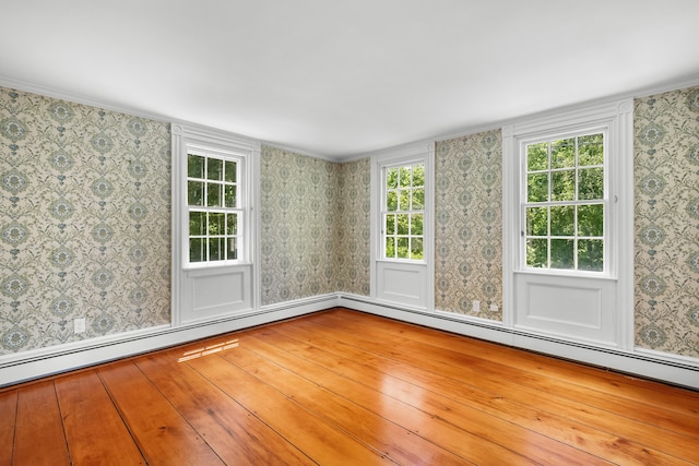 56 Wharf Ln, Yarmouth Port, MA 02675 - unfurnished room with wallpapered walls