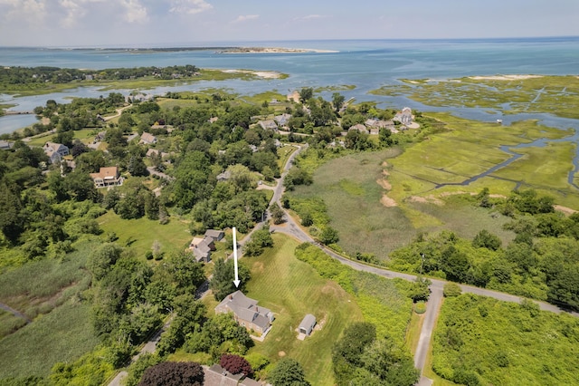 56 Wharf Ln, Yarmouth Port, MA 02675 - aerial view of a large body of water