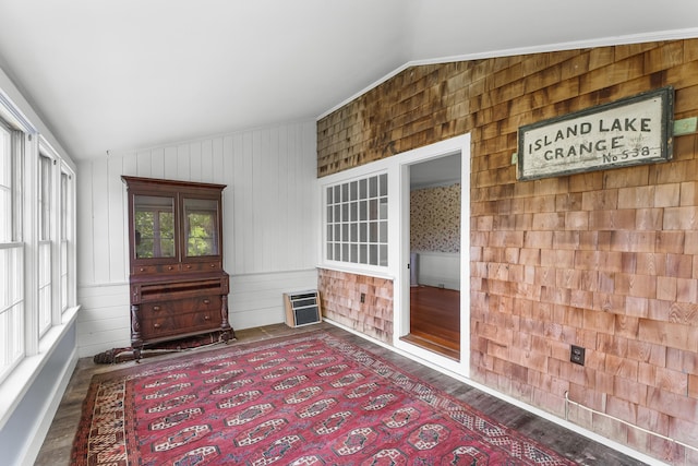56 Wharf Ln, Yarmouth Port, MA 02675 - sunroom with lofted ceiling and heating unit