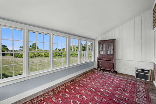 56 Wharf Ln, Yarmouth Port, MA 02675 - unfurnished sunroom with plenty of natural light and lofted ceiling