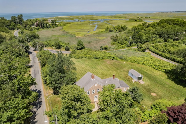 56 Wharf Ln, Yarmouth Port, MA 02675 - aerial view of property and surrounding area featuring a large body of water