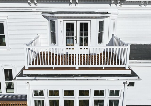 401 Main St Unit 201, West Dennis, MA 02670 - view of exterior entry with french doors and a balcony