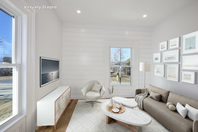 401 Main St Unit 201, West Dennis, MA 02670 - living area with recessed lighting and wood finished floors