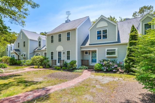 34 Southpoint Dr, Sandwich, MA 02563 - view of front facade featuring roof with shingles