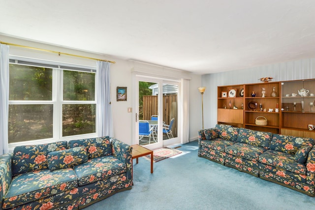 34 Southpoint Dr, Sandwich, MA 02563 - living area with carpet floors