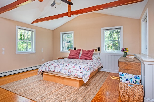 10 Bay View Rd, Wellfleet, MA 02667 - bedroom featuring wood finished floors and a baseboard heating unit