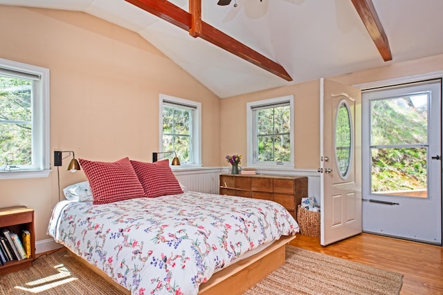 10 Bay View Rd, Wellfleet, MA 02667 - bedroom featuring light wood finished floors and a ceiling fan