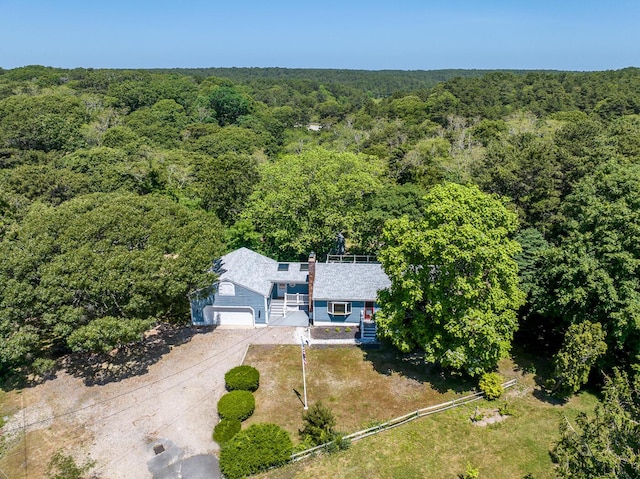 2 Pine Ridge End, Truro, MA 02666 - view from above of property with a forest