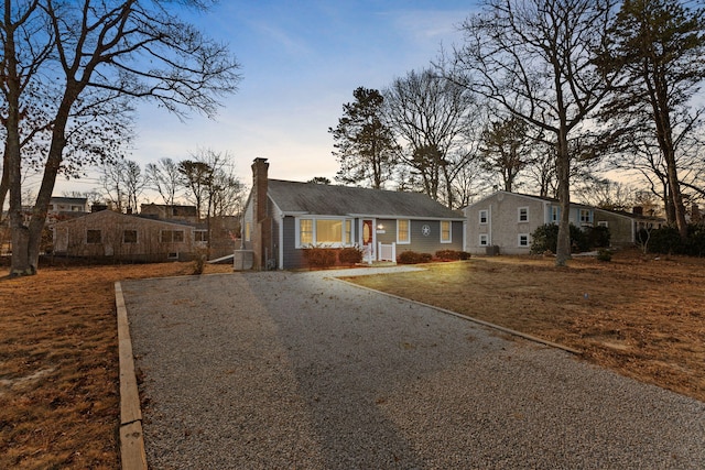 view of front of home